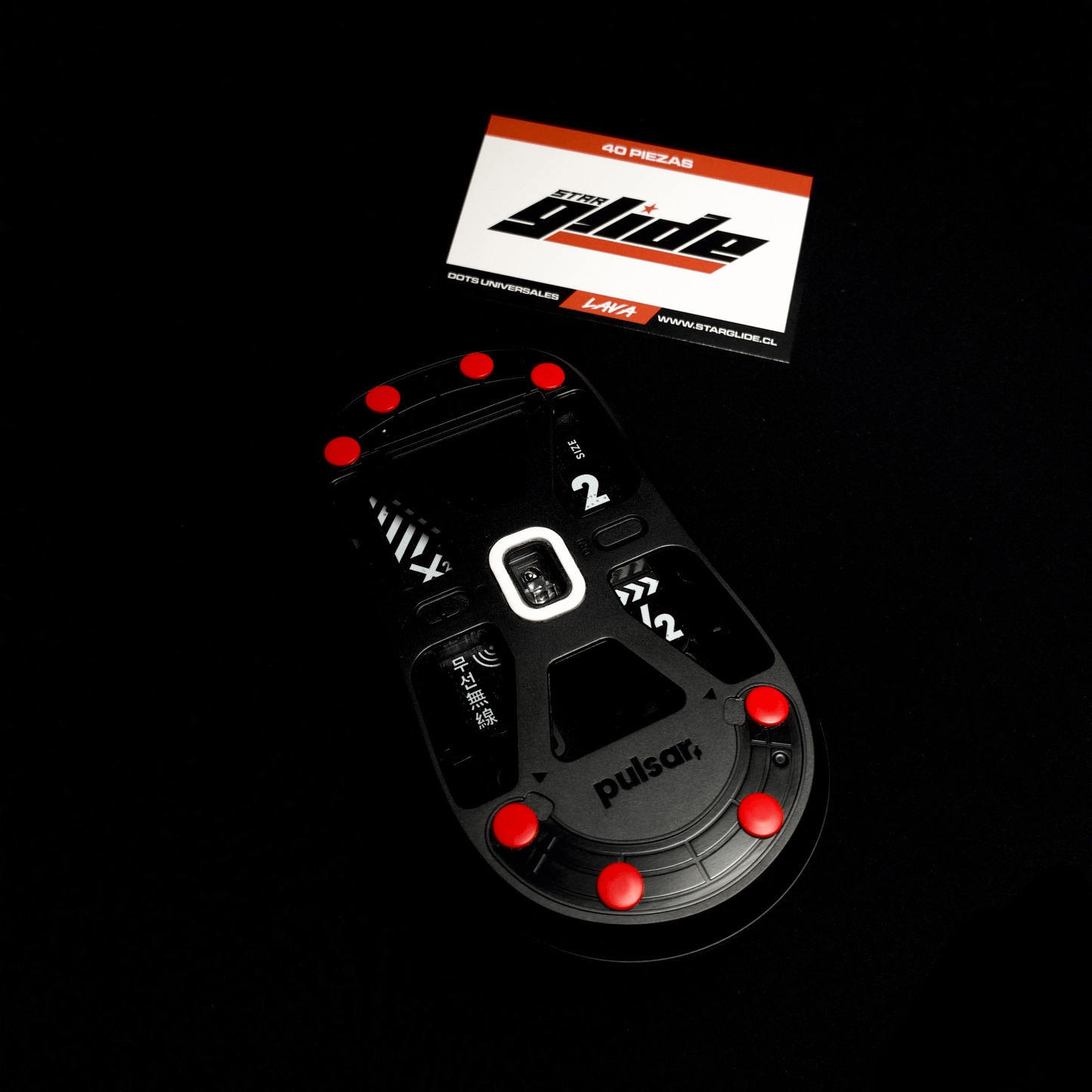 LAVA DOTS (CONTROL) - SKATES UNIVERSALES MOUSE