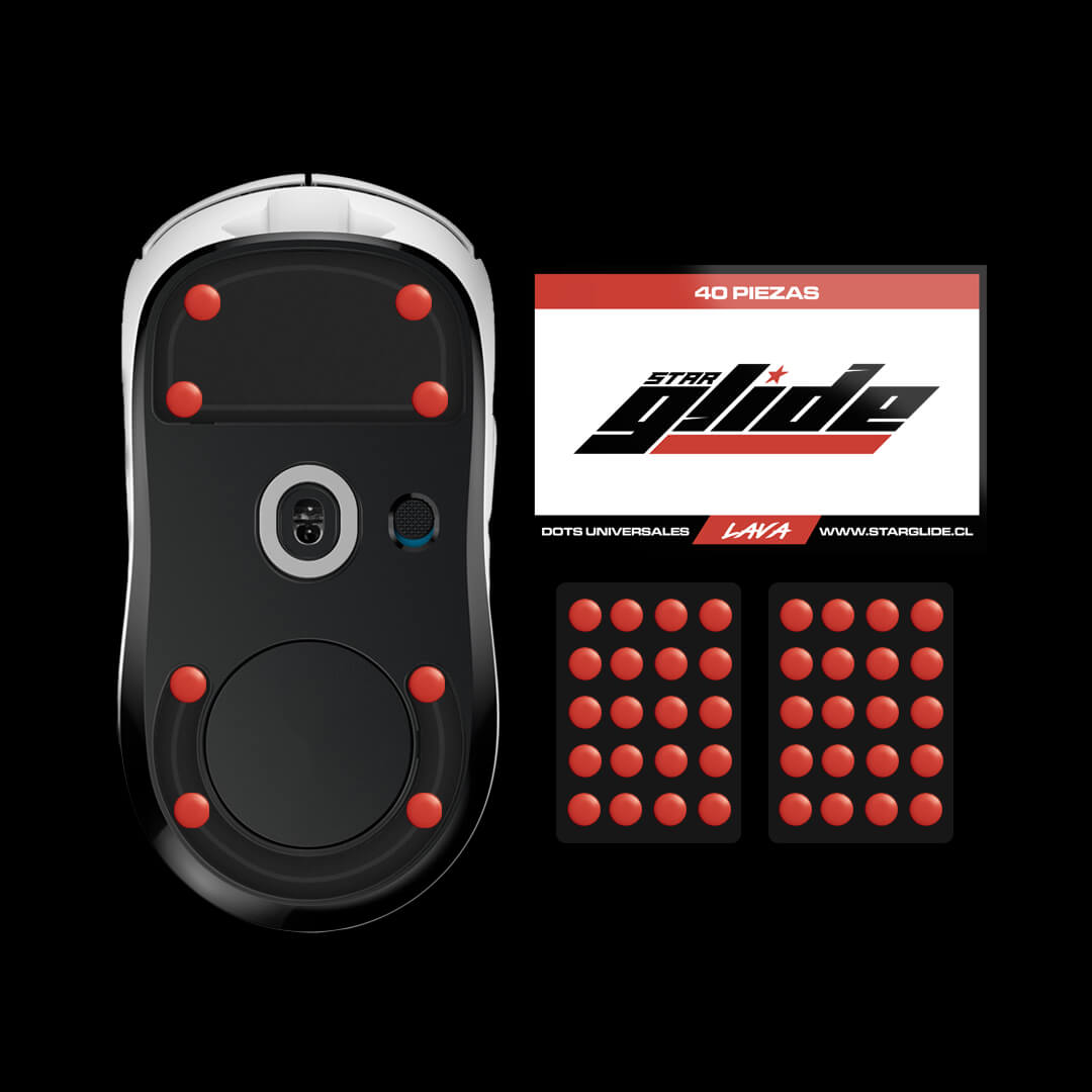 LAVA DOTS (CONTROL) - SKATES UNIVERSALES MOUSE